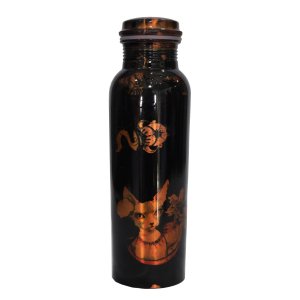 Beautifully printed copper bottles - ideal gift - home and decore beautiful handmde object.