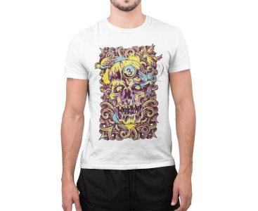 Illustration Graphic tees White - printed T-shirts - Men's stylish clothing - Cool tees for boys