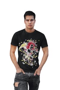 Printed black T-shirts - Men's stylish clothing - Cool tees for boys