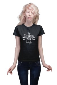 Seafood lover's - Printed Tees for Women's - designed for Halloween