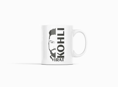 Virat Kohli, Half face - IPL designed Mugs for Cricket lovers