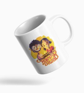 Sibling Love Diwali Coffee Mug - Happy Diwali, Brother & Sister Bond