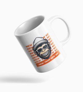 Moneky's New Year, New Year Printed Coffee Mugs