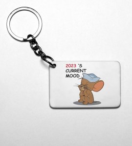 Bad Year Ending, New Year Printed Key-Chain