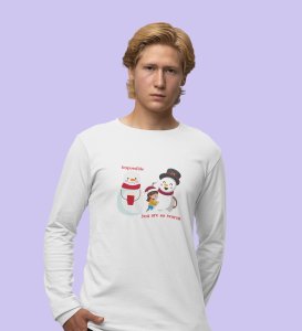 Funny Snowman: Best Comic DesignedFull Sleeve T-shirt by (brands) Perfect Gift For Kids