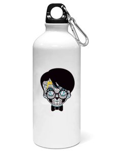 Puzzled boy - Sipper bottle of illustration designs